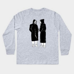 brand new - the devil and god Kids Long Sleeve T-Shirt